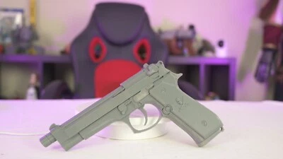 3D Printed Black Lagoon Two Hands Revy Cosplay Anime Prop - Image 1 of 2