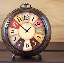 Antique Wood Table clock Nautical Vintage Desktop clock Victorian Decor Clock