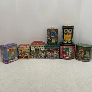 🔥LOT OF 8 - VINTAGE - Y2K M&M HOLIDAY TINS VGC LATE 90’s EARLY 2000’s🔥 - Picture 1 of 12