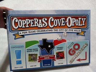Copperas Cove Opoly Edition Monopoly Texas The City Of Five Hills - Image 1 of 4