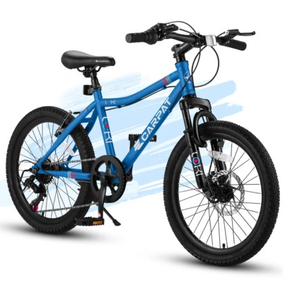 20" Kids Mountain Bike Teenager Children Bicycles 7 Speed U Brake for Ages 8-12 - Image 1 of 4