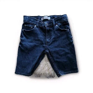 Boy's Levi's Performance 511 Slim Jean Shorts Adjustable 12 Reg Dark Wash Denim - Picture 1 of 8