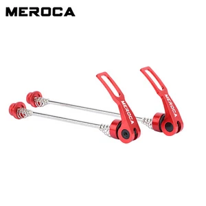 Bicycle Wheel Skewers MTB Road Bike QR Quick Release Aluminum Screw On Set - Picture 1 of 7