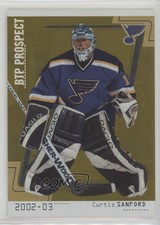 2002-03 ITG Be A Player Between the Pipes /10 Curtis Sanford #75 Rookie RC