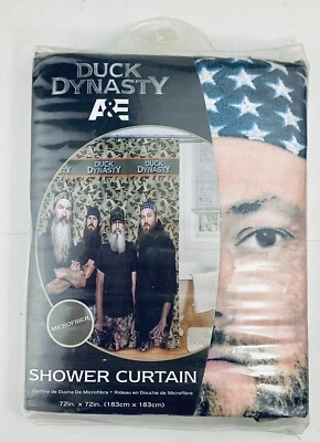NUEVO A&E Duck Dynasty Camuflado Cortina de Ducha Microfibra Robertsons Foto 1 de 2