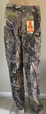 Magellan Outdoors Men's Eagle Pass Deluxe Zip-Off Pants, camo Mossy Oak RIO, S - Image 1 of 3