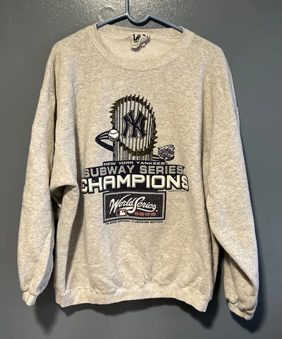 Mens Vintage 2000 New York Yankees Subway World Series Champions Sweatshirt XL Cover