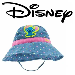 Disney Stitch Swim Sun Hat For Baby Size 0-6 Months UPF 50+ Chin Strap NWT - Picture 1 of 9