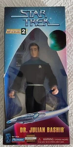Star Trek Dr Julian Bashir   9"  Warp Factor Series 2 Playmates Toys Low #000464 - Picture 1 of 7