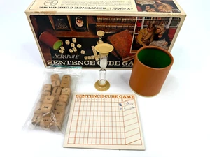 Vintage Scrabble Sentence Cube Game 1971 Selchow & Righter Nice Condition! - Picture 1 of 6