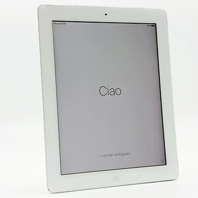 Apple iPad 2a Generazione 9.7" 16GB Wi-Fi GSM Tablet Bianco Mod. A1396 - Immagine 1 di 4