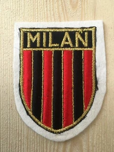 Patch patch CM8X6 embroidered fabric shield football team Milan - Picture 1 of 1