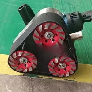Handschleifgerät Mit Drei Köpfen Staubfreie Schleifmaschine Betonboden Spachtel - Bild 1 von 5
