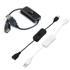 28cm USB Cable Male to Female Adapter with Switch ON/OFF Cable Extension lamp - Picture 1 of 5
