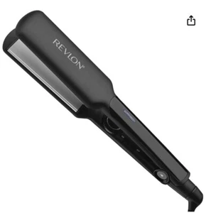 New! Revlon Smoothstay Coconut Oil Infused Hair Straightener - Black - 1" - Picture 1 of 7