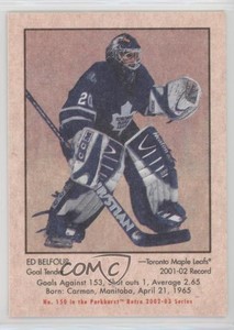 2002-03 ITG Parkhurst Retro Ed Belfour #150 HOF