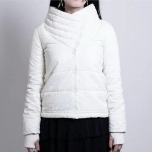 Lip Service Asymmetric Alien Puffer Jacket - Picture 1 of 4