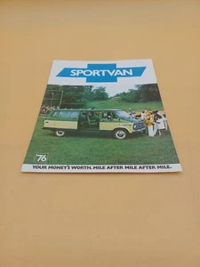 1976 CHEVROLET SPORTVAN SALES BROCHURE CATALOG 76 Chevy Vintage VTG - Picture 1 of 3