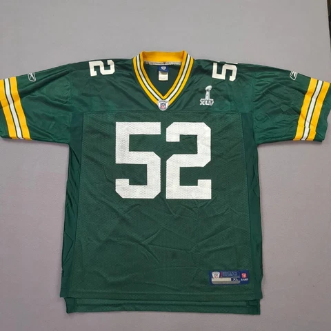 Green Bay Packers Jersey Mens XL Clay Matthews #52 NFL Super Bowl XLV * Cover
