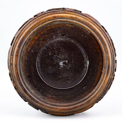 Antique Chinese Carved Wood Stand Pierced Scroll Qing Era 20th Century - Image 1 of 4