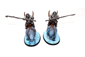 Warhammer Ogre Kingdoms Mournfang Pack Well Painted A7 - Picture 1 of 5