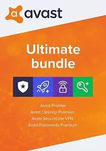 AVAST Ultimate 2025 1 PC 1 Jahr | Vollversion/Upgrade Antivirus 2026 DE avast! - Bild 1 von 4