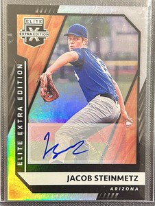 2021 Elite Extra Edition Jacob Steinmetz Prospect Autograph Card