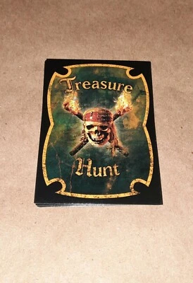 2006 Pirates Of The Caribbean Treasure Hunt DVD Game Replacement Piece Cards - Image 1 of 2