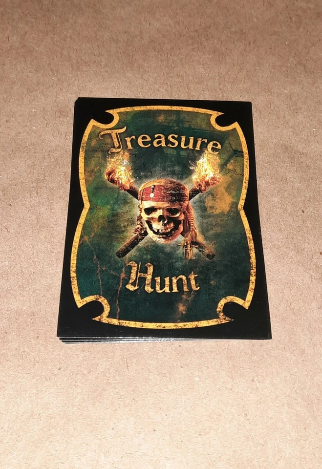 2006 Pirates Of The Caribbean Treasure Hunt DVD Game Replacement Piece Cards - Image 1 of 2