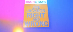 Maxi 45 Tours Vinyle Joe Jackson Right and Wrong 1986 France - Imagen 1 de 5