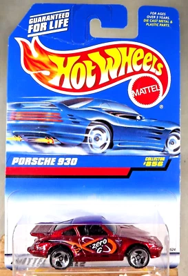 1997 Винтажный Hot Wheels коллекционер #856 PPORSCHE 930 красный с хромом 3 спицы Малайзия - Изображение 1 из 4