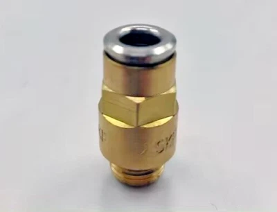 Vactor Pushlock 1/8'' MPT Fitting X Compression #49242-30 Zerk Grease Lube - Image 1 of 4