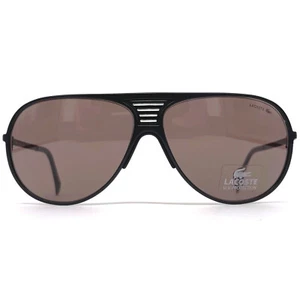 NOS vintage LACOSTE LA12432 sunglasses - Black/Grey - France - Large - ORIGINAL - Foto 1 di 9