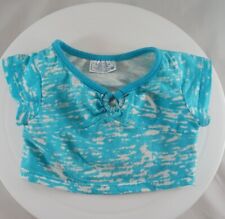 BUILD-A-BEAR BLUE SHIRT BAB Doll Clothes preowned See Pictures 