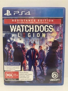 Watch Dogs Legion Resistance Edition PS4 Sony PlayStation 4 Game Free Postage - Picture 1 of 8