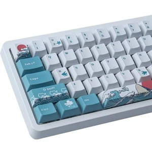 PBT Keycaps 100 Keys Cherry Profile Dye Sublimation Coral Sea Keycaps PR#2 - Zdjęcie 1 z 8