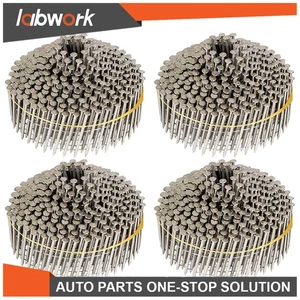 Labwork Stainless Steel Siding Nail 1200 Piece 1-3/4"×.09" Ring Shank 15 Degree - Picture 1 of 15
