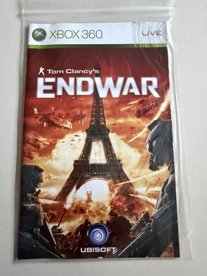 Booklet Only - Microsoft XBox 360 - Tom Clancy’s EndWar - Image 1 of 2
