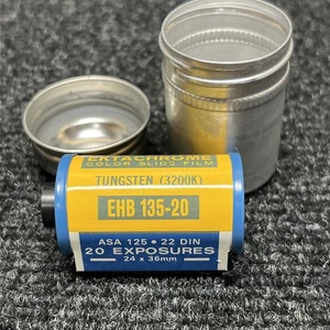 Kodak Ektachrome High Speed 35mm Film EHB 135-20 Exposed Used With Aluminum Case - Picture 1 of 3