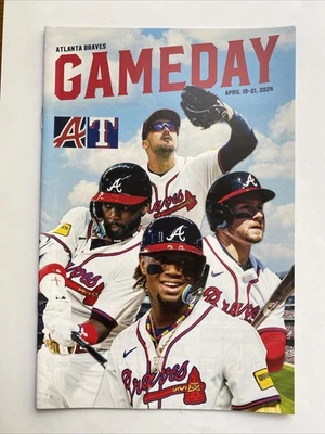 OF STARS Atlanta Braves Baseball 2024 Gameday Program SGA Ronald Acuna Jr TEX - Image 1 of 2