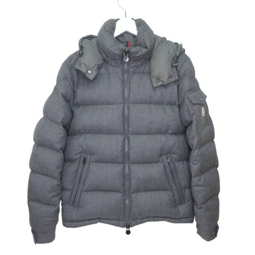 Moncler MONTGENEVRE Mongenable piumino con cappuccio emblema tasca lana 2 M us