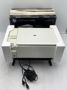 HP Photosmart C4480 All-In-One Inkjet Printer w/ POWER ADAPTER - FAST SHIPPING - Picture 1 of 10