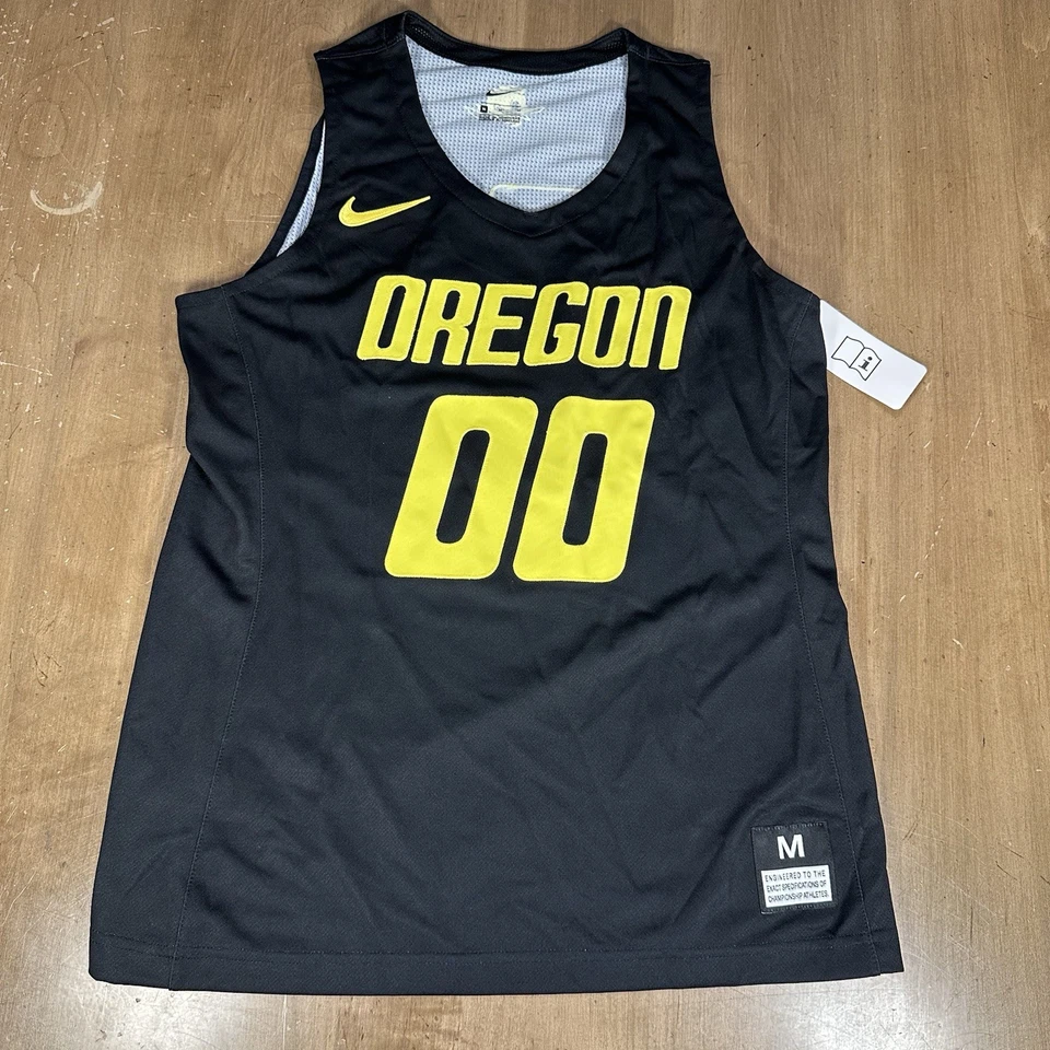 Nike Unlimited Oregon Ducks Basketball Jersey Women's Medium Black #00 930723