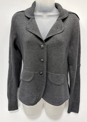 ANTONIO MELANI Women's Gray Wool Blend Sweater/Jacket sz Medium - Image 1 of 4