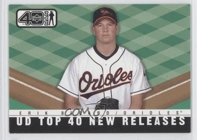 2002 Upper Deck 40 Man UD Top 40 New Releases Erik Bedard #1034 - Image 1 of 2
