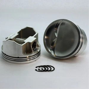 DSS Piston Set 8123-4030; 4.030" Bore -16cc Dish for Chevy 383 SBC (350 Stroker) - Picture 1 of 2