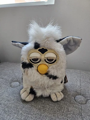 FURBY 1998 Vintage Original Dalmation White Black spots Model 70-800 - Image 1 of 4