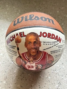 Michael Jordan Wilson mini basketball 1999 “Career Stats “ - Picture 1 of 8