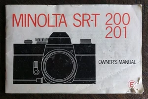 Minolta SRT-200/201 Bedienungsanleitung Bedienungsanleitung Original - Bild 1 von 2