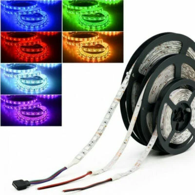 5M 300Leds RGB Led Strip Light 3528 5050 DC12V 60Leds/M Fiexble Light Led Ribbon - Image 1 of 4